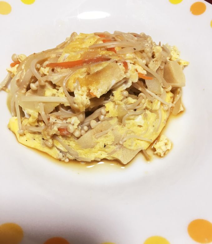 簡単たまごとじ煮-レシピのメイン写真