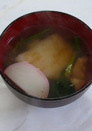 簡単!小松菜とささみのお雑煮!-レシピのメイン写真