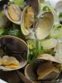 あさりの酒蒸し☆ネギ入り-レシピのメイン写真