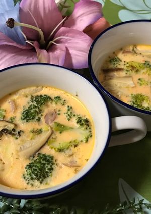 人参洋風茶碗蒸し-レシピのメイン写真
