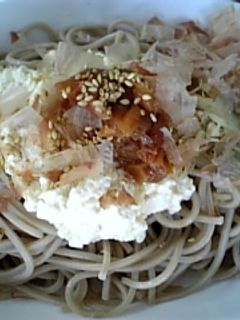 ヘルシー☆豆腐ぶっかけ蕎麦-レシピのメイン写真