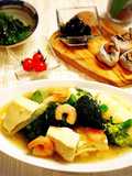 海老と豆腐とブロッコリーの旨みあんかけ♡
