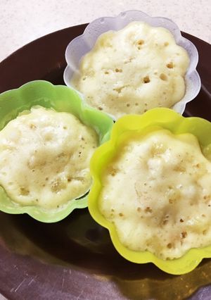 離乳食❤米粉りんご蒸しパン-レシピのメイン写真