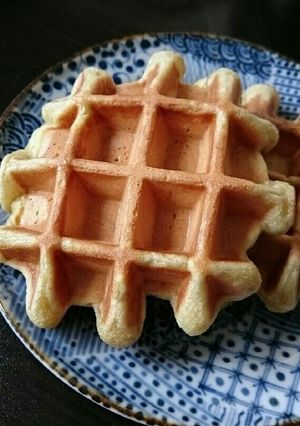 もっちもち！さつまいもワッフル♪-レシピのメイン写真
