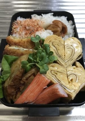 お弁当107★2016.11.30ハート-レシピのメイン写真