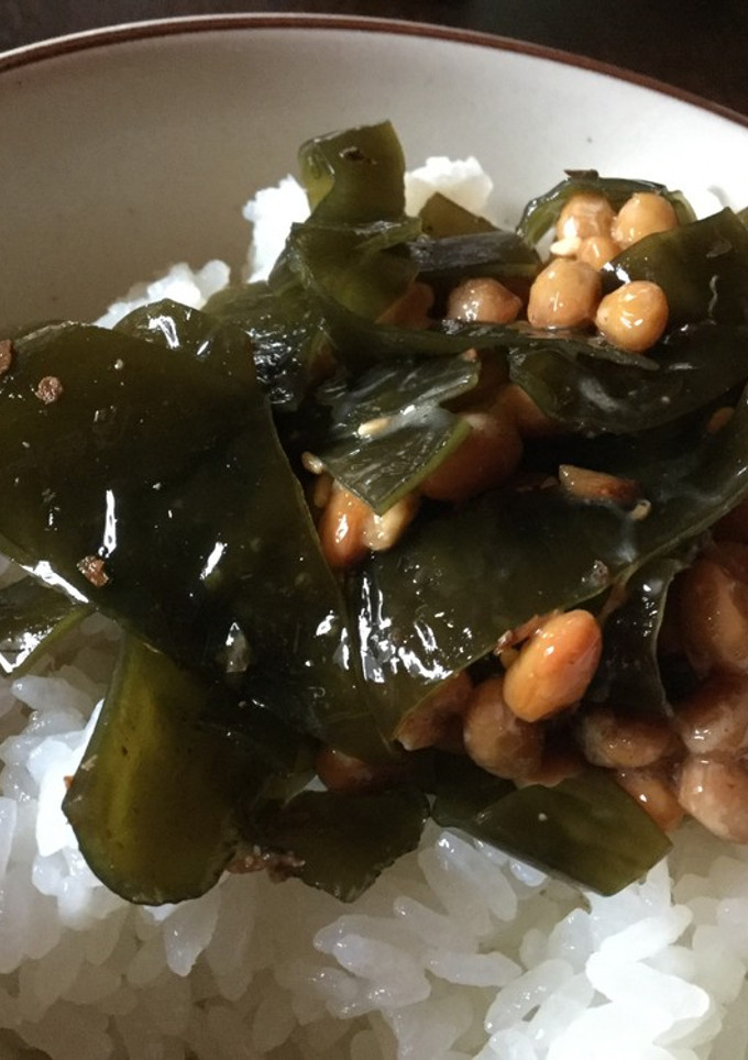納豆と昆布の佃煮のご飯-レシピのメイン写真