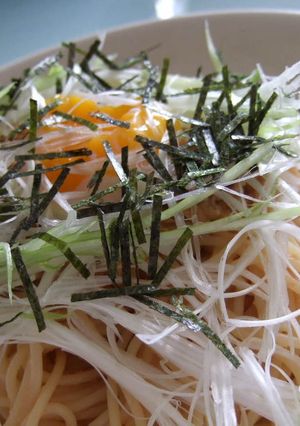簡単！たらこ納豆スパ！-レシピのメイン写真
