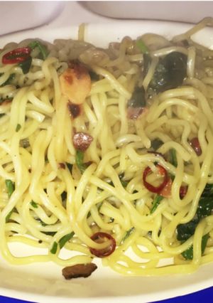 とても簡単！ペペロンチーノ風焼きそば-レシピのメイン写真