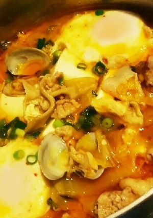 ジルベール航くんのキムチチゲ-レシピのメイン写真