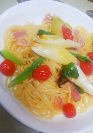 新生姜とネギのオイルパスタ-レシピのメイン写真