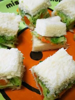 離乳食後期手掴み食べ☆トーストサンド-レシピのメイン写真