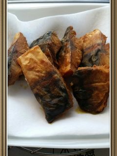 塩鯖でカレー風味揚げ-レシピのメイン写真
