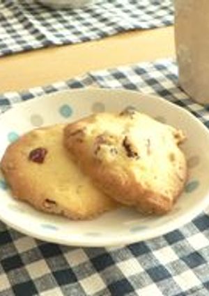 クランベリーのドロップクッキー-レシピのメイン写真