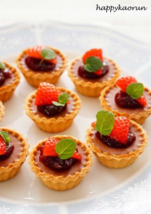 簡単！苺のチョコプリンタルト-レシピのメイン写真