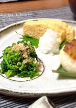 菜の花の辛子お浸し-レシピのメイン写真