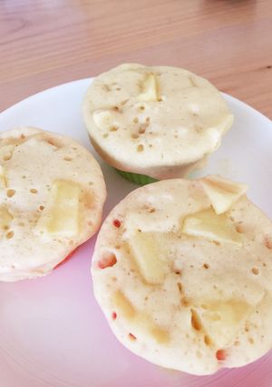 こどもおやつ♡りんごときな粉の蒸しパン-レシピのメイン写真