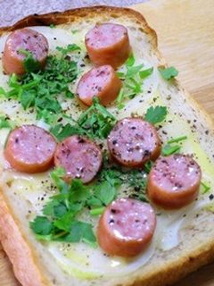 ウィンナートースト-レシピのメイン写真