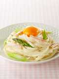 受験生応援！受かるボナーラうどん