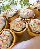 アイスクリームコーンカップケーキ