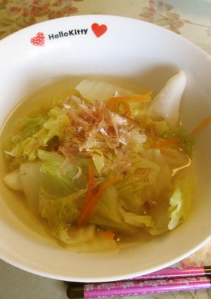 たっぷり白菜の☆簡単お雑煮(=^・^=)-レシピのメイン写真