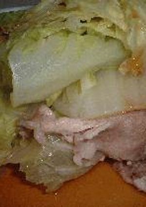 白菜と豚肉の重ね蒸し-レシピのメイン写真