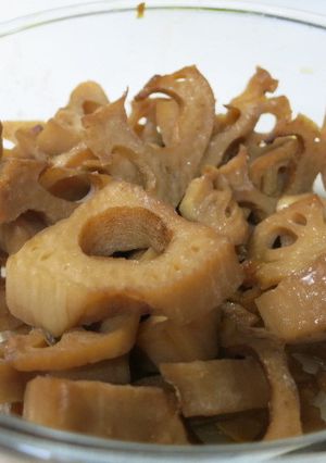 れんこんのお酢煮　バター入り-レシピのメイン写真
