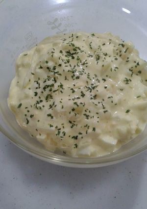 水切りヨーグルトでタルタルソース。-レシピのメイン写真
