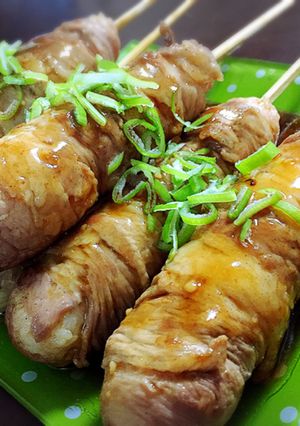 甘辛タレの肉巻きおにぎり棒-レシピのメイン写真