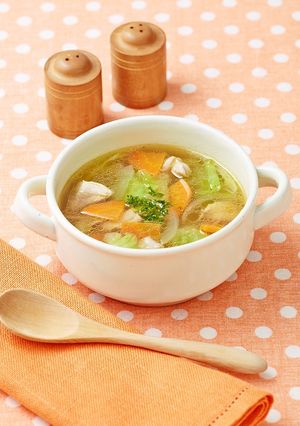 簡単！野菜玉コンソメスープ-レシピのメイン写真