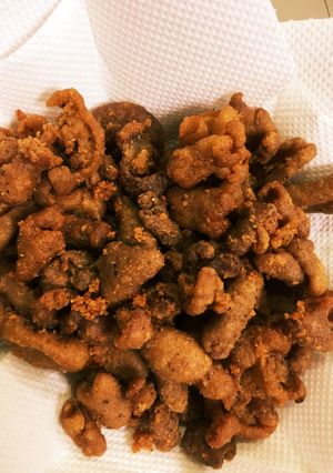 ピリ辛もつ唐揚げ(ボイル豚ホルモン)-レシピのメイン写真