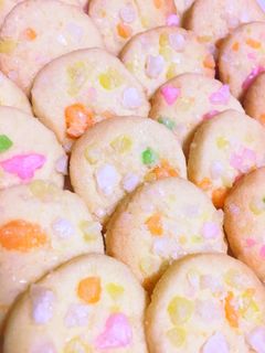 材料4つ!簡単かわいい金平糖クッキー☆-レシピのメイン写真