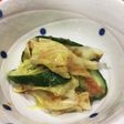 キュウリとキャベツのさっぱり梅和え