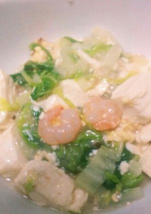 【低カロ】エビと豆腐のふんわりあんかけ-レシピのメイン写真