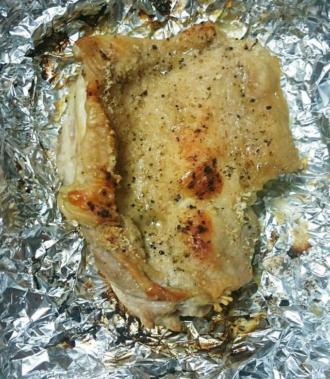 鶏モモ肉のバジルソルト焼き(レモン風味)-レシピのメイン写真