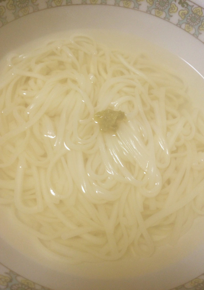 超簡単、素うどん　ゆずこしょう-レシピのメイン写真