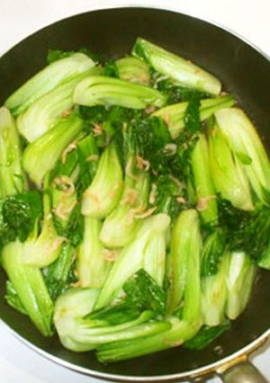 チンゲン菜の小エビ炒め♪簡単野菜炒め-レシピのメイン写真