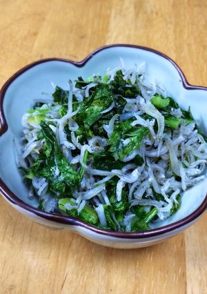 ごま油だけ♪ 大根の葉としらすのふりかけ-レシピのメイン写真
