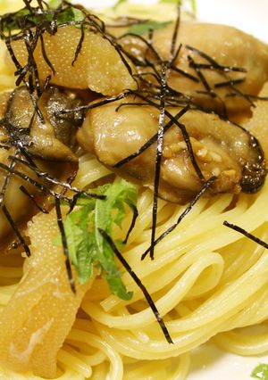 お正月料理リメイク★数の子入り牡蠣パスタ-レシピのメイン写真