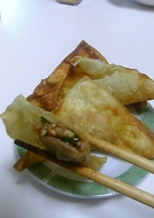 簡単!!中華風~サクサク揚げワンタン~-レシピのメイン写真