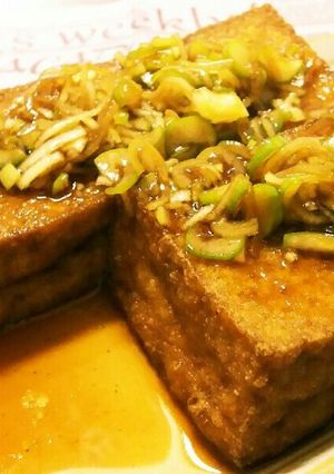 ネギ盛りモリさっぱり厚揚げ焼き☆-レシピのメイン写真