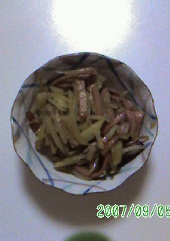 ジャガイモとスパム炒め-レシピのメイン写真