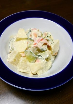 簡単！マッシュレス☆ごろごろポテトサラダ-レシピのメイン写真