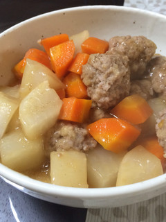 カブと簡単柔らか肉団子のとろみ煮-レシピのメイン写真