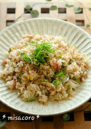m梅かつおチャーハン-レシピのメイン写真
