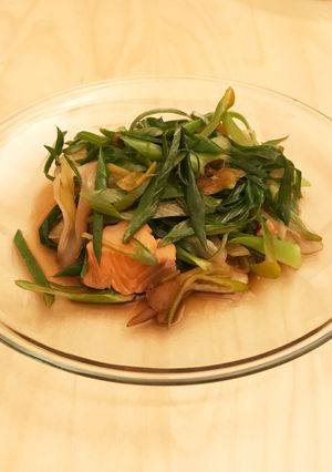 たっぷりネギで鮭と白菜のぽっかぽか煮-レシピのメイン写真