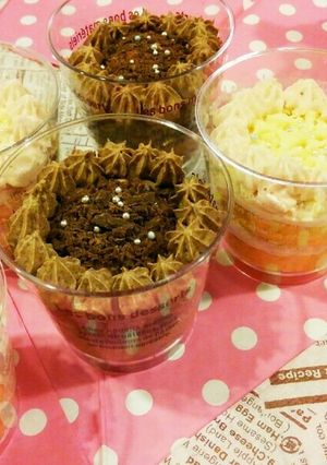 バレンタイン❤カップdeチョコケーキ❤-レシピのメイン写真