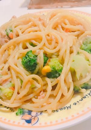 簡単☆ツナブロッコリークリームパスタ-レシピのメイン写真