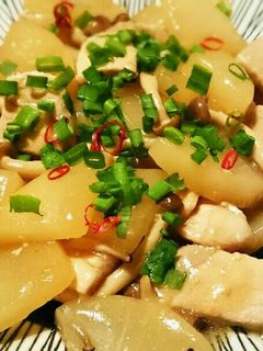 ツヤっツヤ✨豚大根の中華炒め-レシピのメイン写真