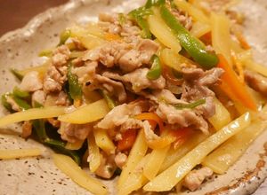 じゃが芋ピーマン豚肉のじゃがロースー-レシピのメイン写真