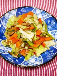 簡単!ツナ野菜炒め(カレーソース風味)-レシピのメイン写真